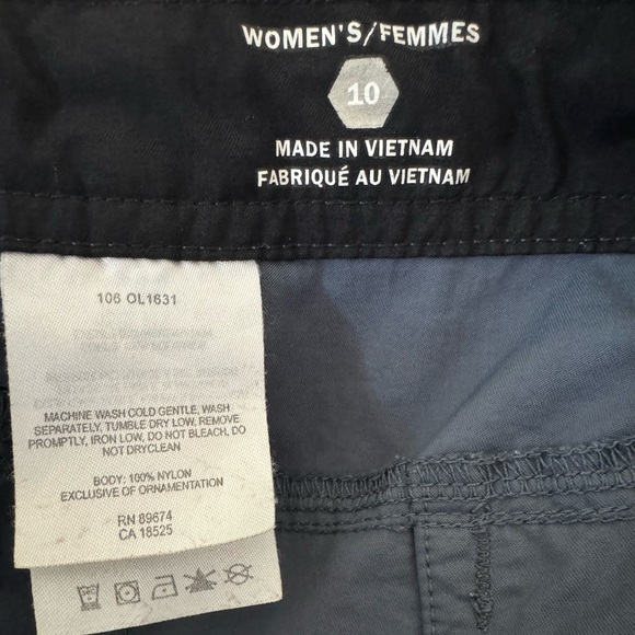 Mountain Hardware Adventure Adjustable Athletic Skirt. Size 10. Charcoal Blue.‎ - Picture 3 of 8